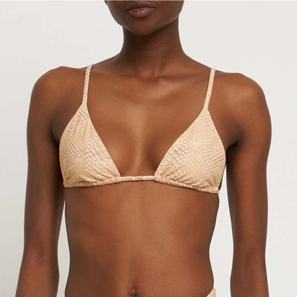 Weworewhat Cooper triangle bikini top
